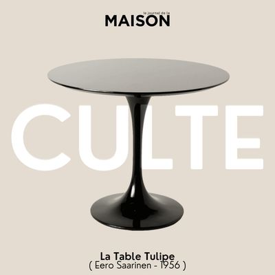 La Table Tulipe : une révolution sculpturale du design - CULTE