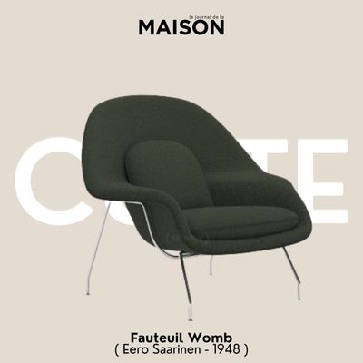 Le fauteuil Womb : l'art de se lover par Eero Saarinen